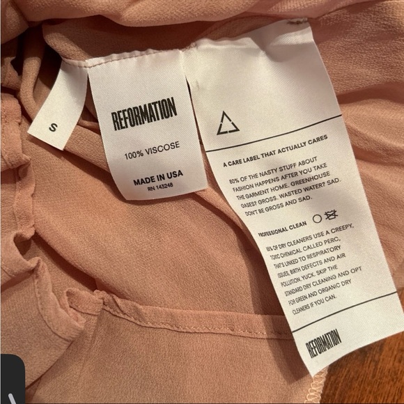 Reformation Mauve Pink Color Ballet Slip Dress - Picture 9 of 11